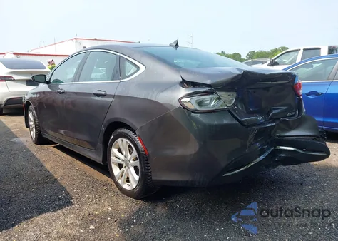2015 Chrysler 200 Limited из США, поврежденный, VIN 1C3CCCABXFN750530